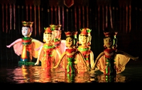 Marionnette sur l'eau à Hanoi